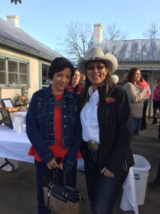 SGRR Community Liaison, Cynthia Prieto (R) with a Laredo Ambassador